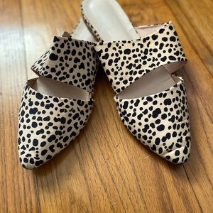 Cute animal print flats.